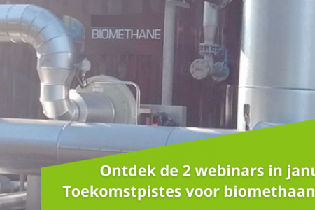 Neem deel aan de biomethaan-webinars in januari: Toekomstpistes voor biomethaan in Vlaanderen